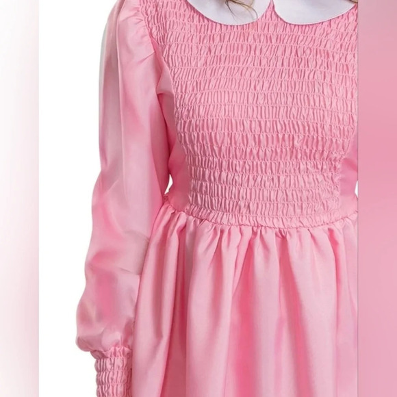 Stranger Things Eleven Pink  Dress Halloween Costume Cosplay - Picture 4 of 8